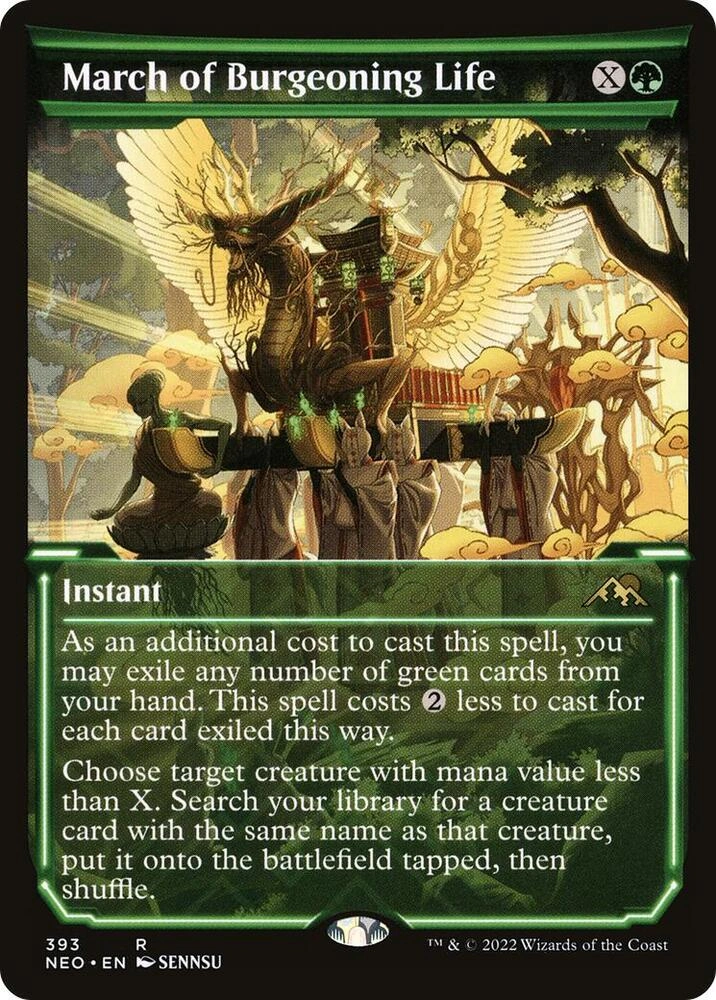 March of Burgeoning Life (Showcase) Foil
