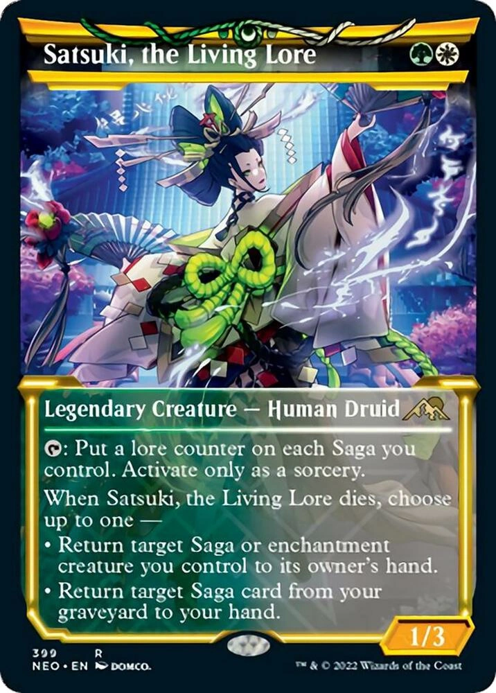 Satsuki, the Living Lore (Showcase) Foil