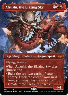 Atsushi, the Blazing Sky (Borderless) Foil 410