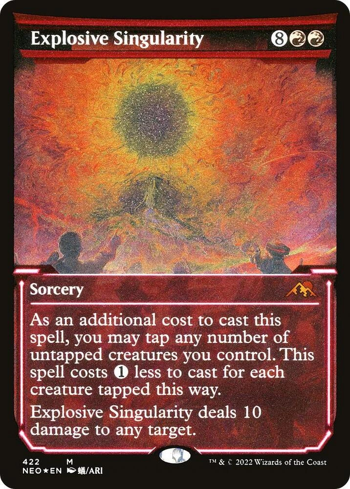 Explosive Singularity (Showcase) (Foil Etched)