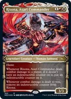Risona, Asari Commander (Showcase) (Foil Etched) 425
