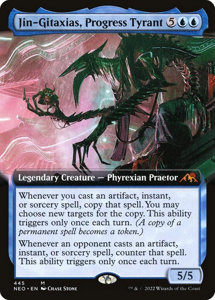 Jin-Gitaxias, Progress Tyrant (Extended Art) Foil
