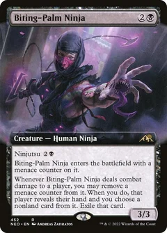 Biting-Palm Ninja (Extended Art) Foil 452