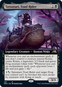Tatsunari, Toad Rider (Extended Art) Foil