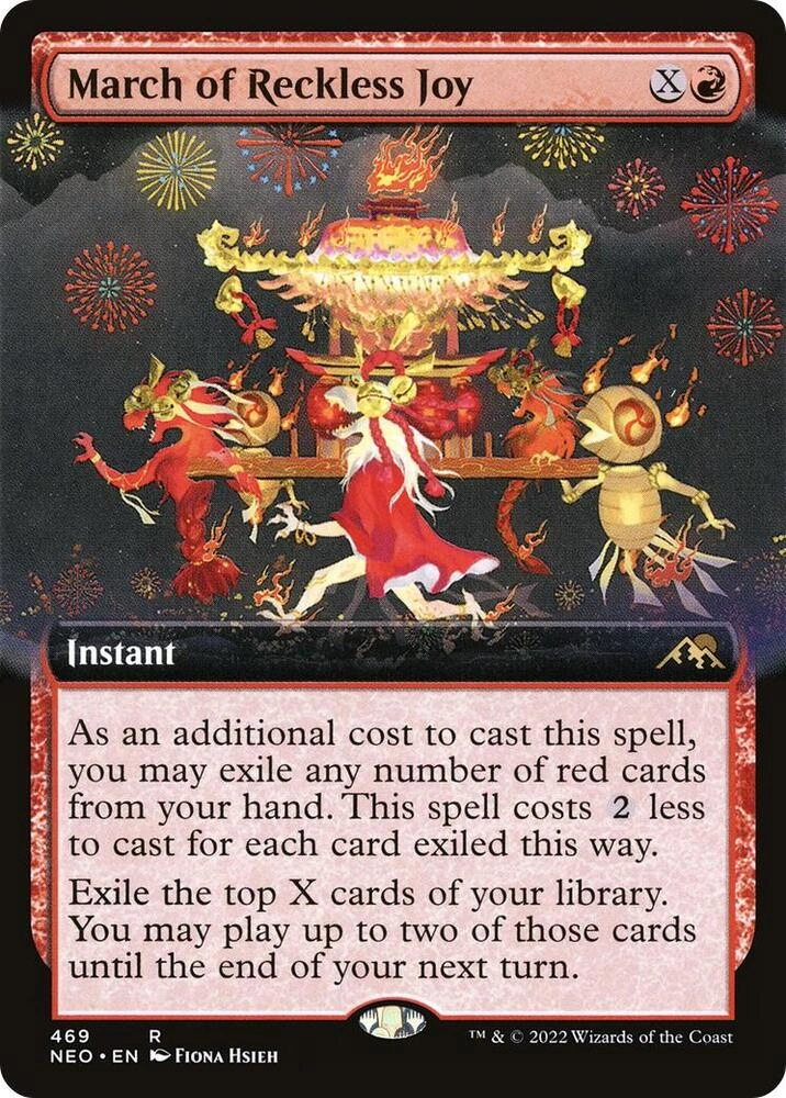 March of Reckless Joy (Extended Art) Foil