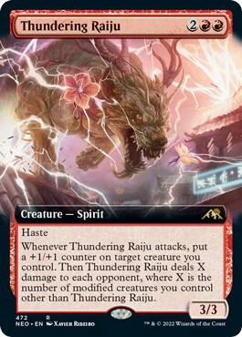Thundering Raiju (Extended Art) Foil