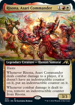 Risona, Asari Commander (Extended Art) Foil