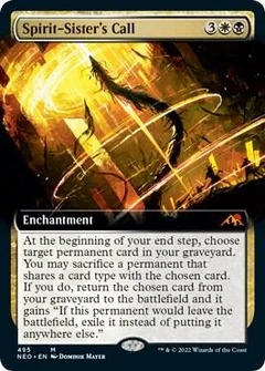 Spirit-Sister's Call (Extended Art) Foil 495