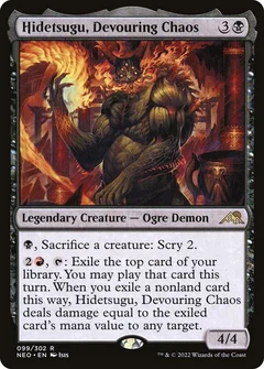 Hidetsugu, Devouring Chaos Foil 99