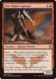 War-Name Aspirant Foil 126