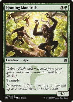 Hooting Mandrills Foil 137