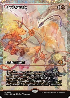 Meek Attack (0398) (Showcase) (Fracture Foil) 398