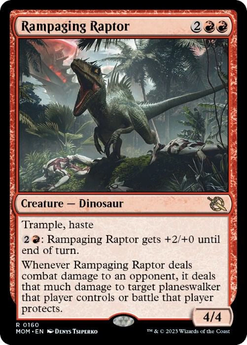 Rampaging Raptor Foil