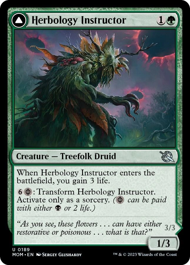 Herbology Instructor Foil