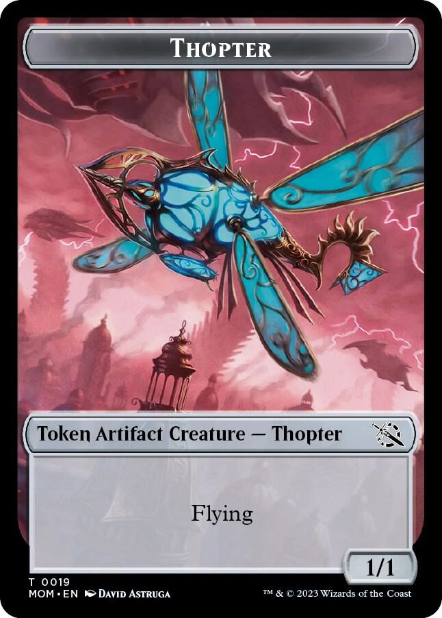 Thopter // Knight (0010) Double-Sided Token Foil