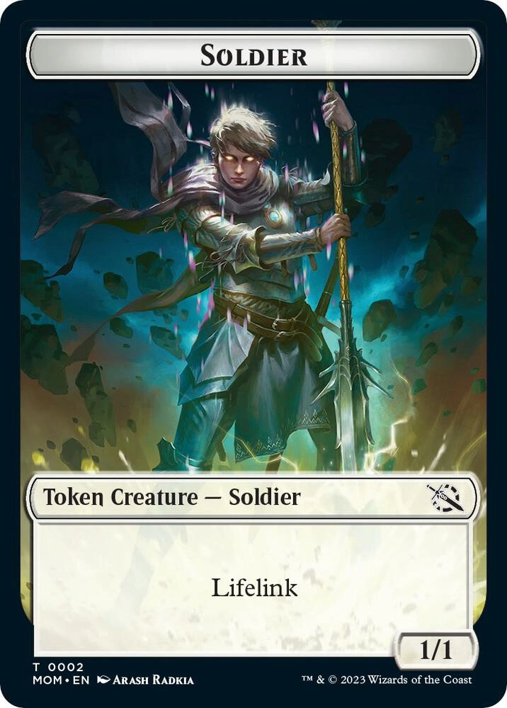 Soldier // Kraken Double-Sided Token Foil