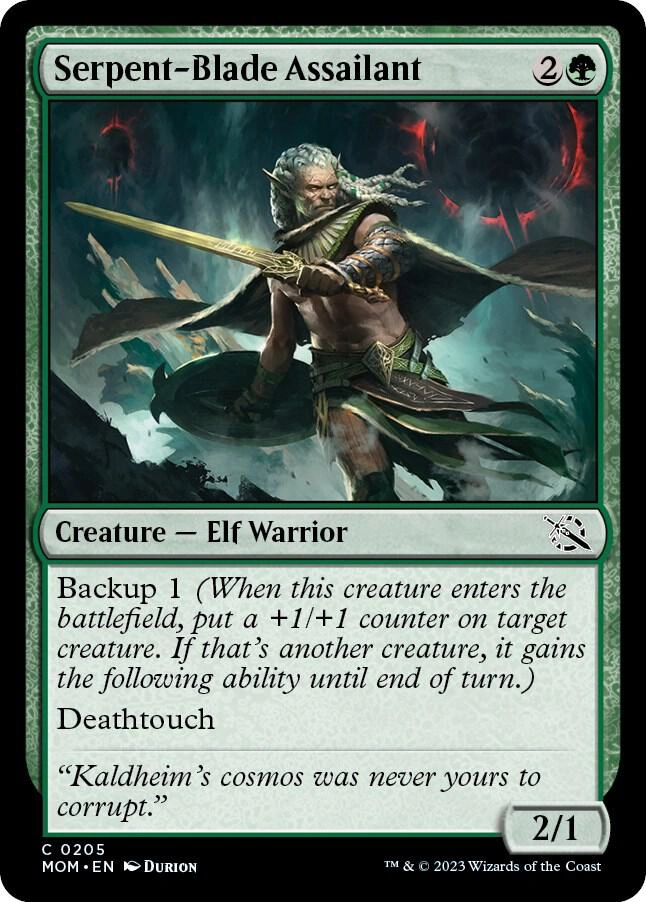 Serpent-Blade Assailant Foil