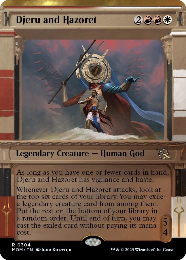 Djeru and Hazoret (Showcase) Foil