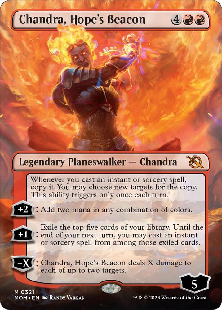 Chandra, Hope's Beacon (Borderless) Foil