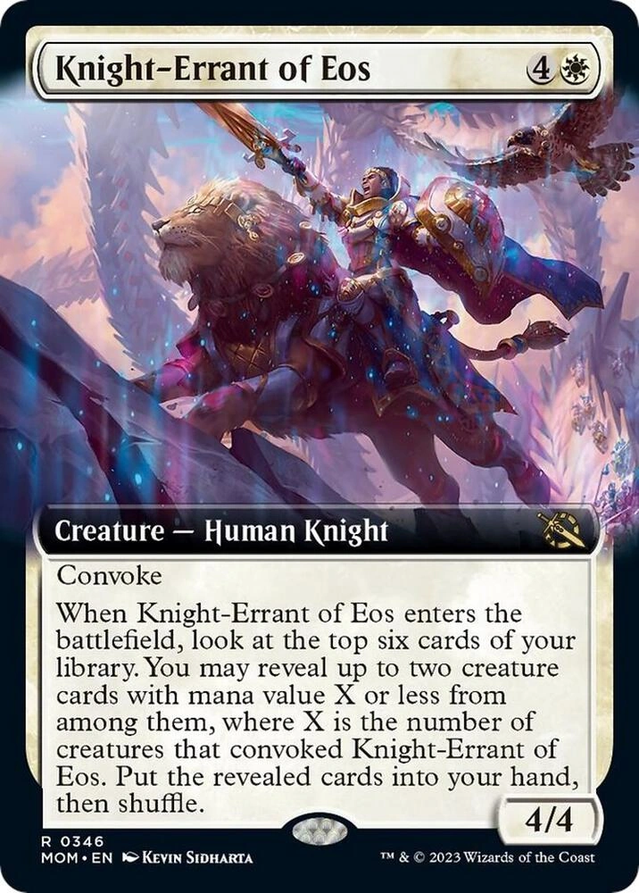 Knight-Errant of Eos (Extended Art) Foil