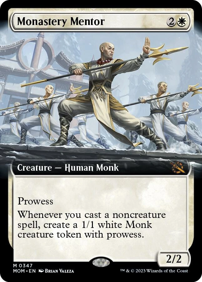 Monastery Mentor (Extended Art) Foil
