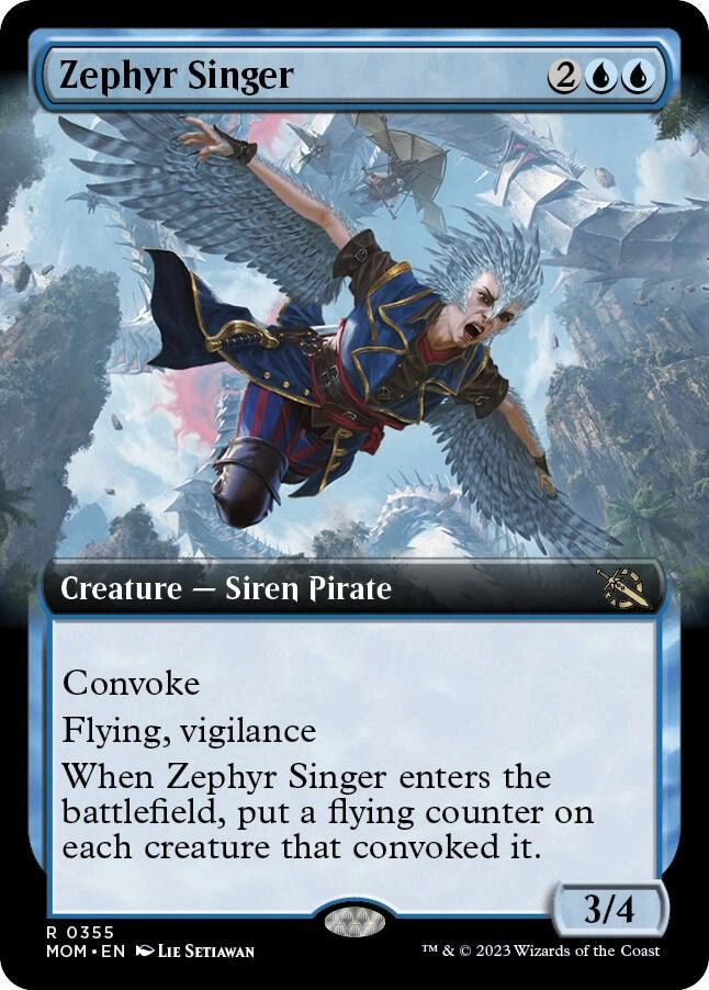 Zephyr Singer (Extended Art) Foil