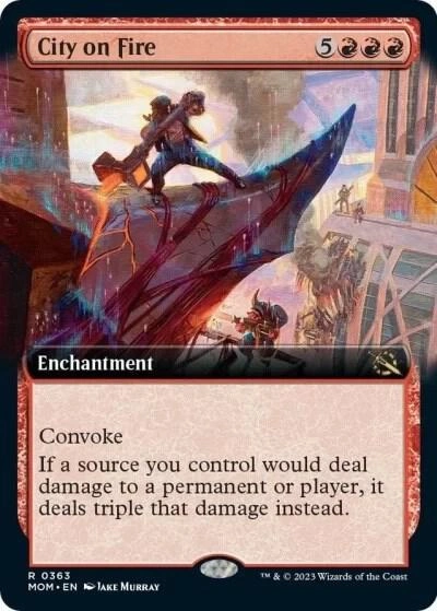 City on Fire (Extended Art) Foil