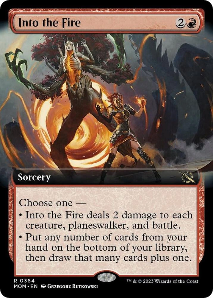 Into the Fire (Extended Art) Foil