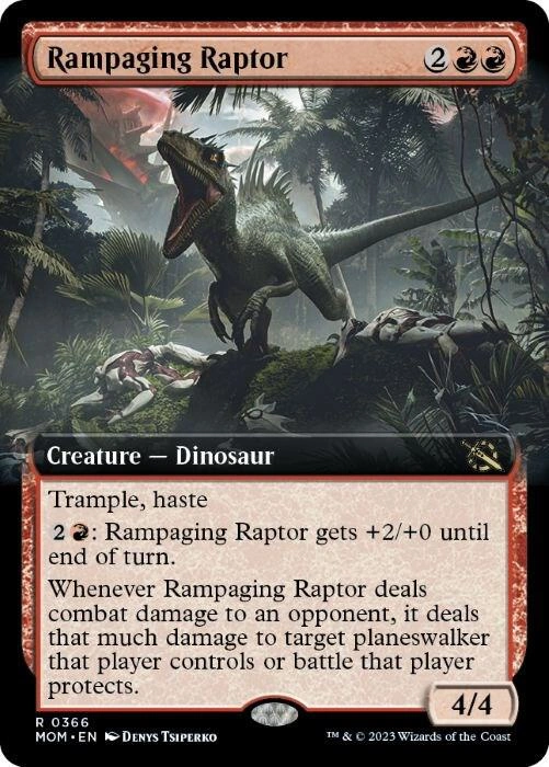 Rampaging Raptor (Extended Art) Foil