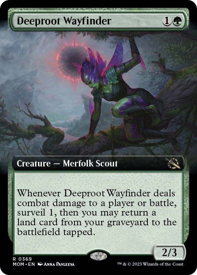 Deeproot Wayfinder (Extended Art) Foil