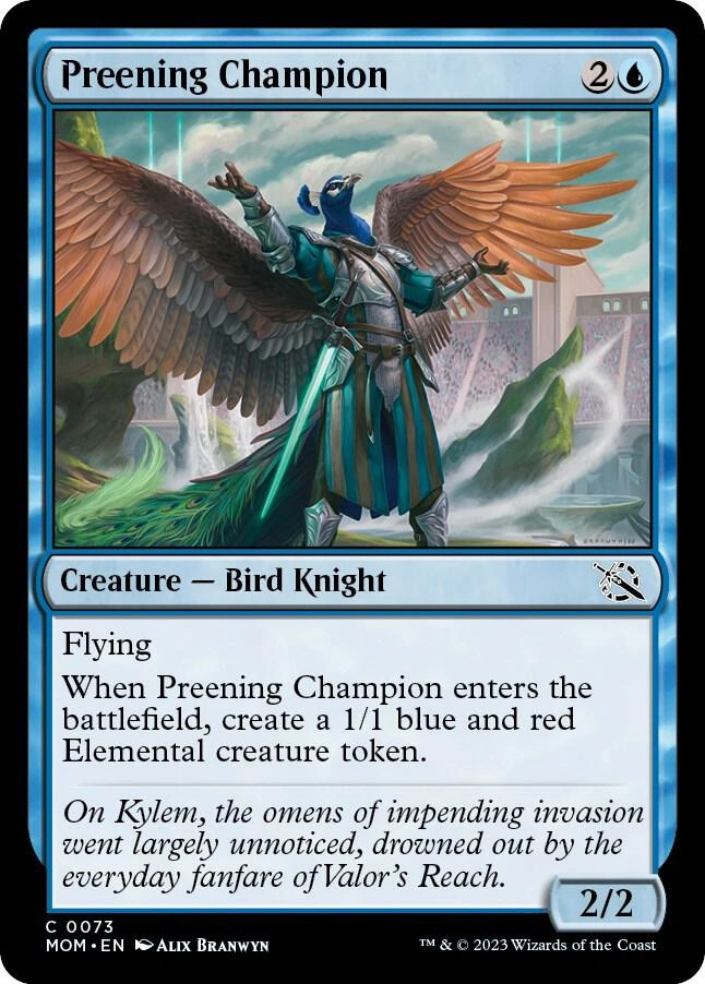 Preening Champion Foil