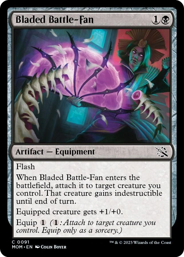 Bladed Battle-Fan Foil