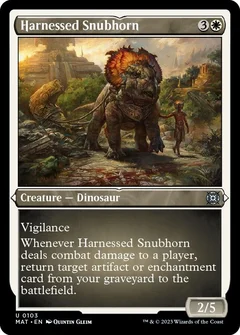 Harnessed Snubhorn (Foil Etched) 103