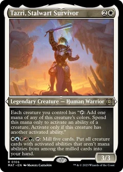 Tazri, Stalwart Survivor (Foil Etched) 106