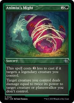 Animist's Might (Foil Etched) 120