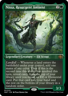 Nissa, Resurgent Animist (Foil Etched) 122