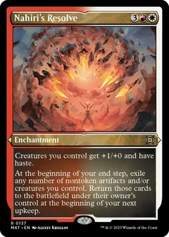 Nahiri's Resolve (Foil Etched) 137