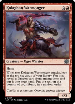 Kolaghan Warmonger Foil 17
