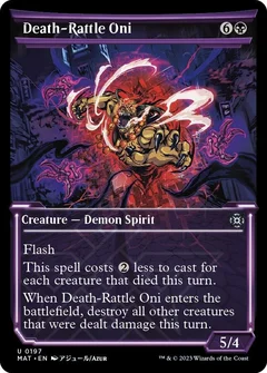 Death-Rattle Oni (Halo Foil) 197