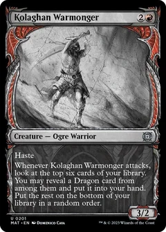 Kolaghan Warmonger (Halo Foil) 201