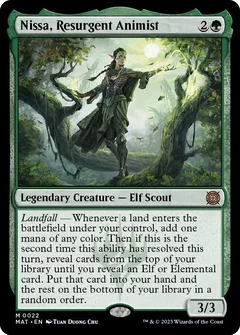 Nissa, Resurgent Animist Foil 22