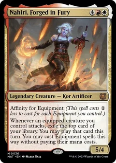 Nahiri, Forged in Fury Foil 36