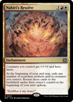 Nahiri's Resolve Foil 37