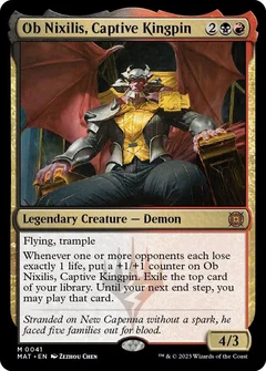 Ob Nixilis, Captive Kingpin Foil 41