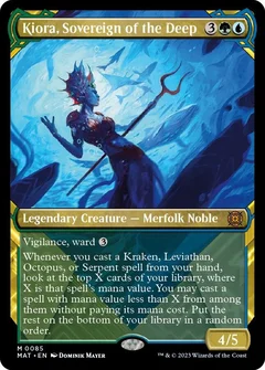 Kiora, Sovereign of the Deep (Showcase) Foil 85