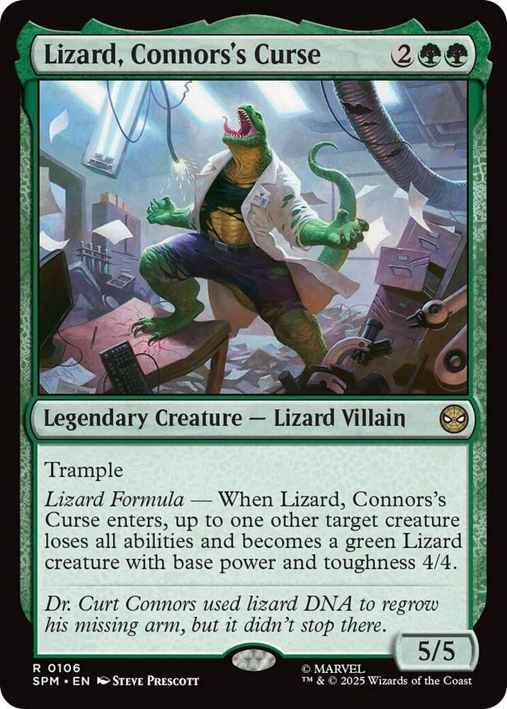 Lizard, Connors's Curse Foil