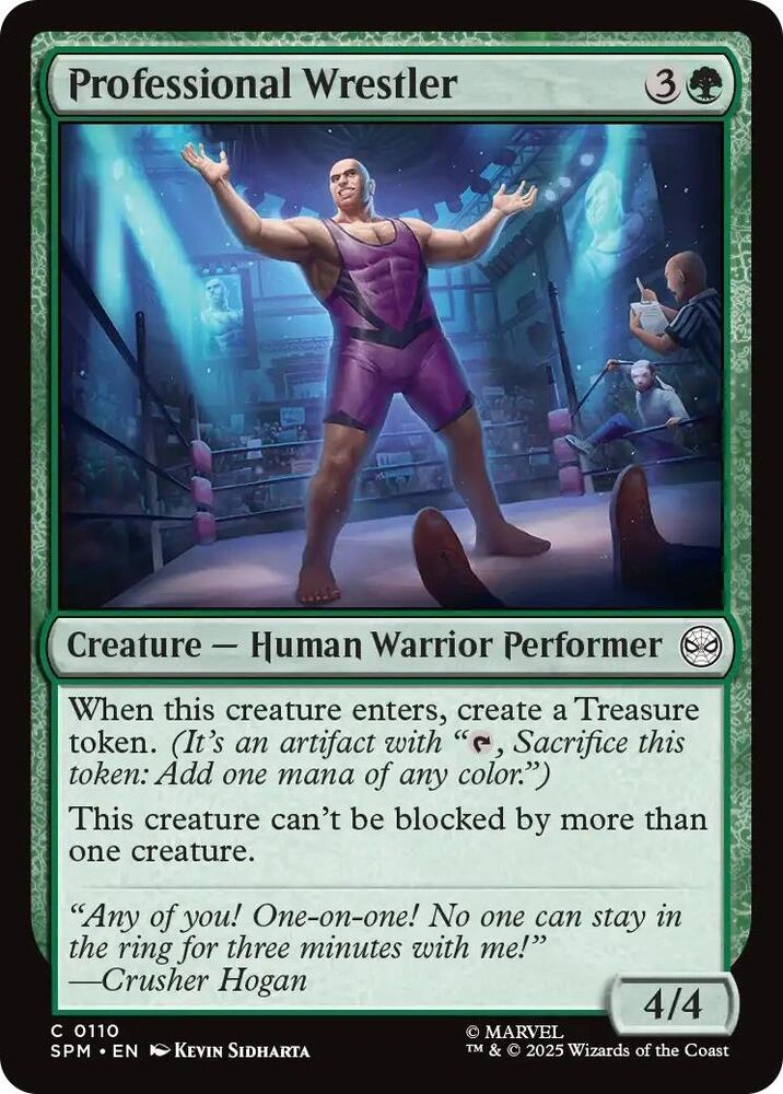 Professional Wrestler Foil