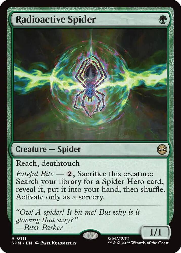 Radioactive Spider Foil