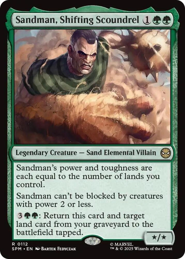 Sandman, Shifting Scoundrel Foil