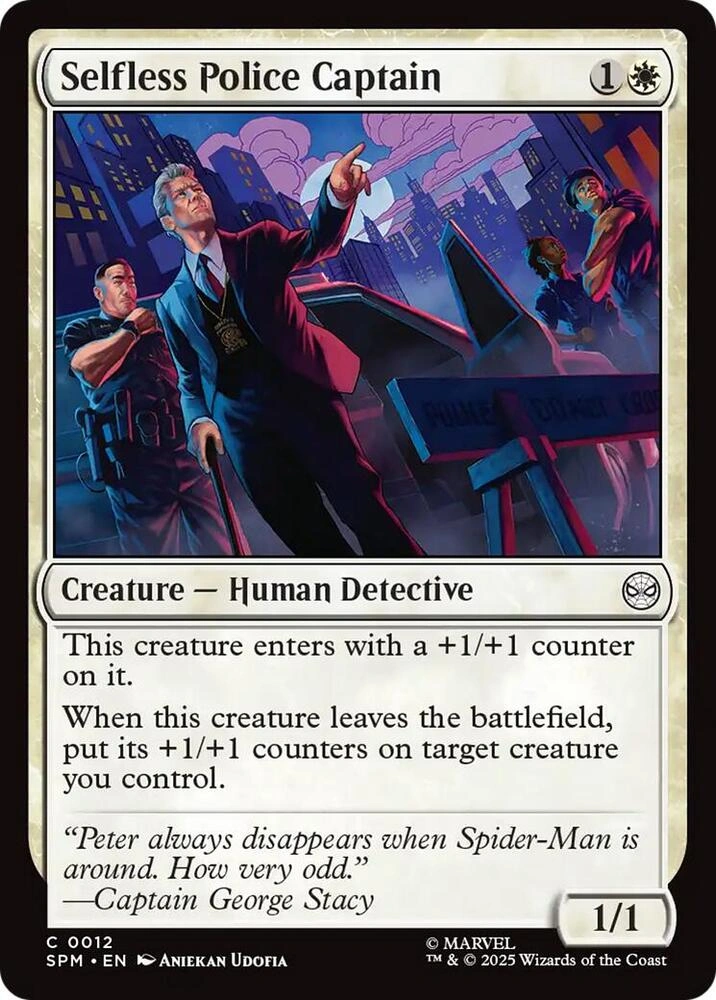 Selfless Police Captain Foil
